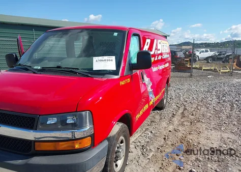 2016 Chevrolet Express 2500 Work Van from USA, damaged, VIN 1GCWGAFF0G1196307
